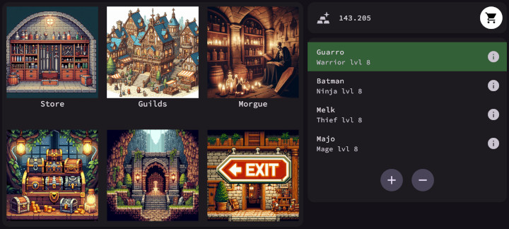 Dungeon RPG City Screenshot